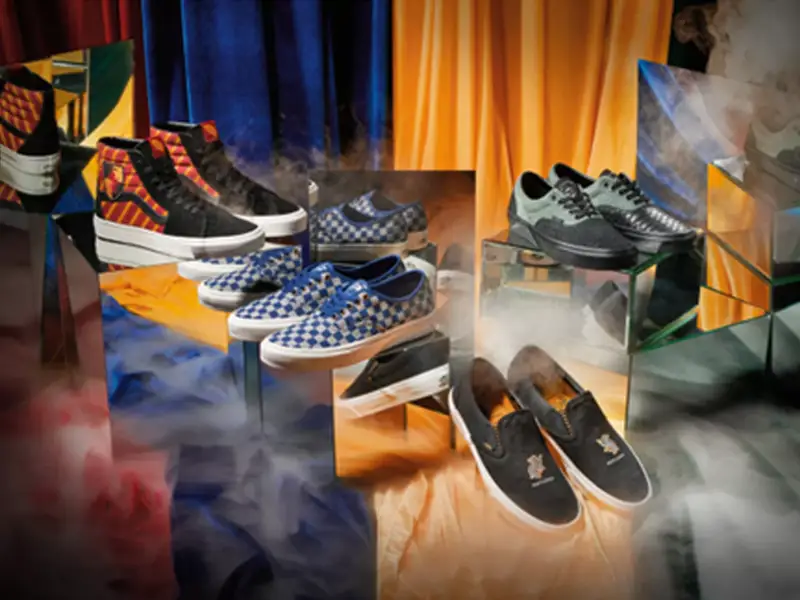 Vans shoes with Harry Potter prints