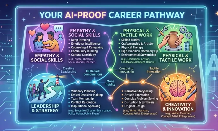AI-proof career map