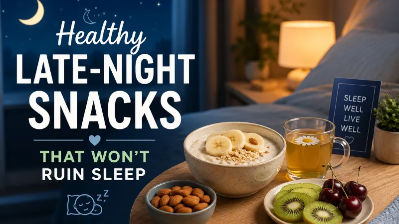 Healthy Late-Night Snacks That Won’t Ruin Sleep