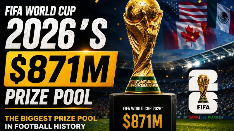 FIFA World Cup 2026’s $871M Prize Pool vs Cricket, IPL and NFL