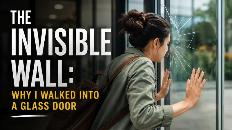 The Invisible Wall: Why I Walked into a Glass Door
