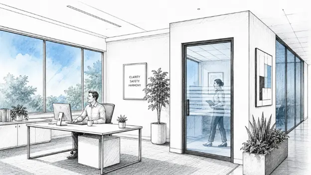transparent office