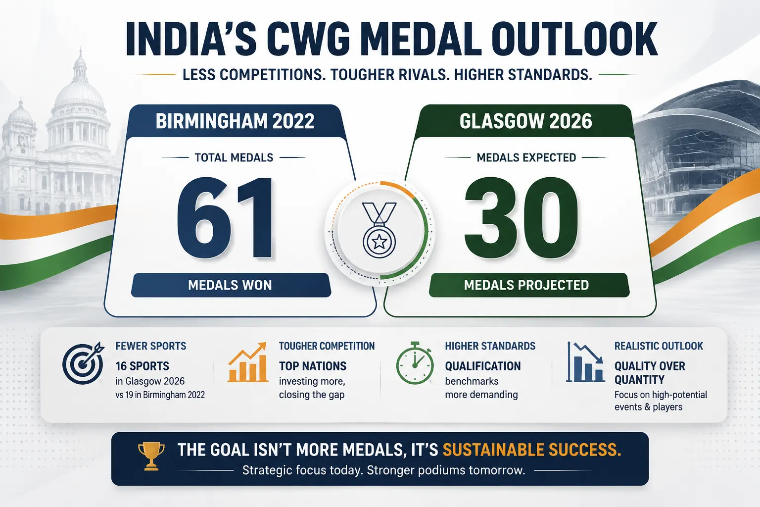 India medal prediction for Commonwealth Games 2026