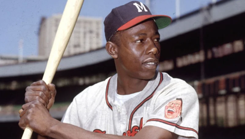 Baseball icon Hank Aaron