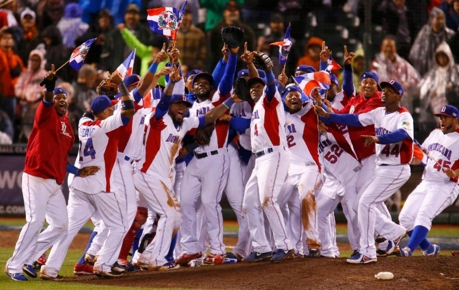 Dominican Republic winning the 2013 World Baseball Classic against Puerto Rico. 