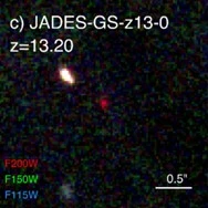 JADES-GS-z13-0 observed by JWST