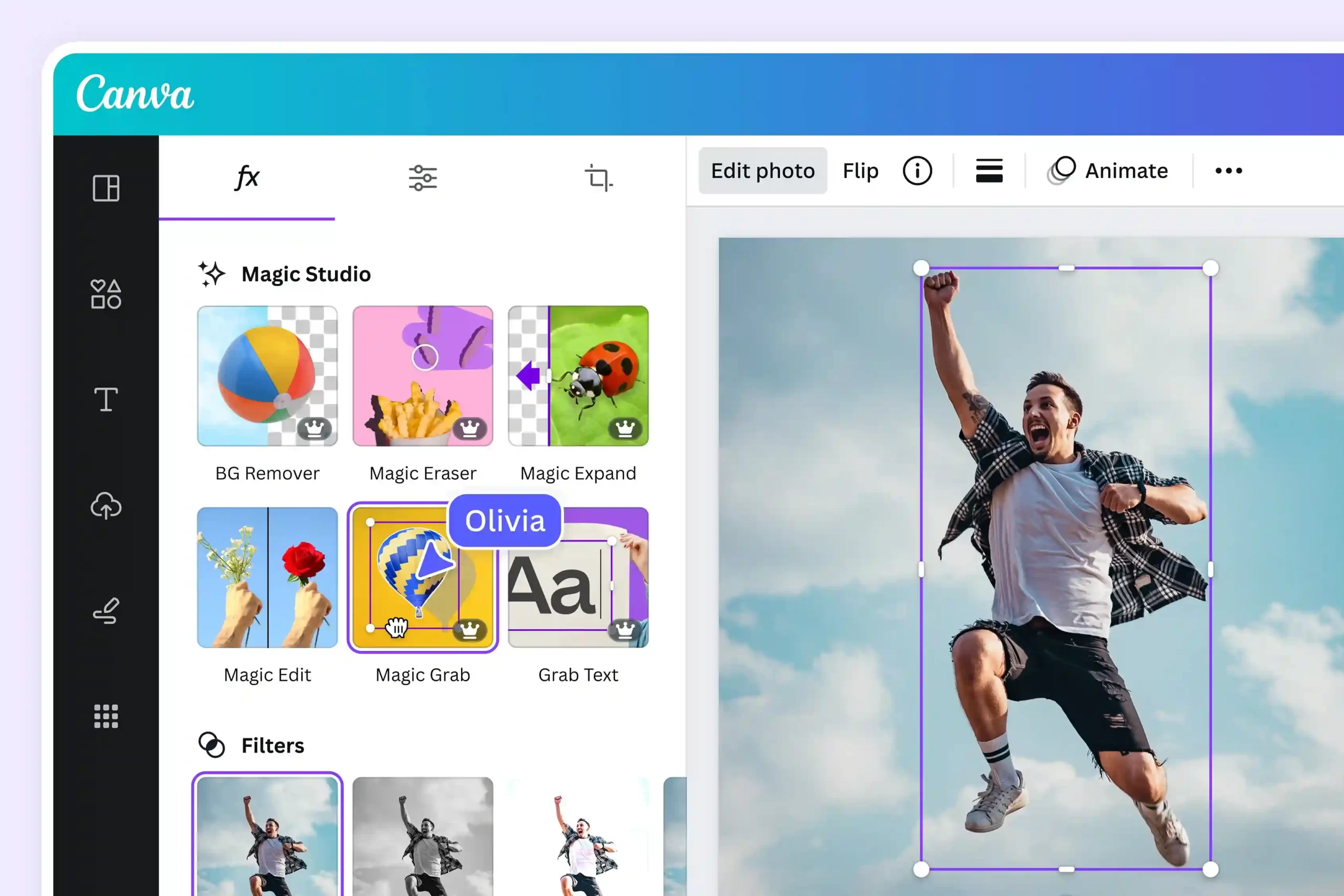 canva magic grab