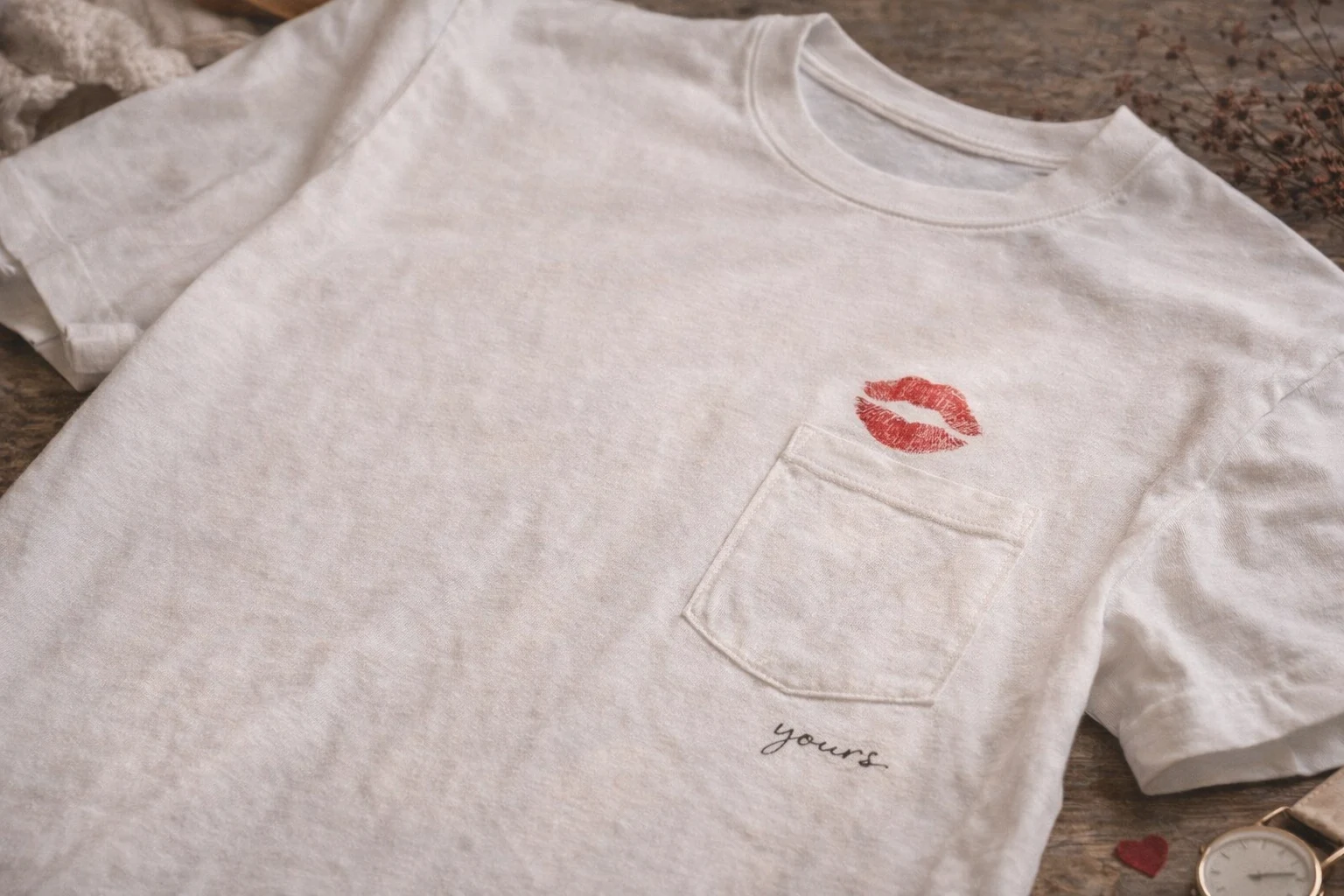 8. A T-Shirt with Kisses (Make it Wearable, Not Costume-y)