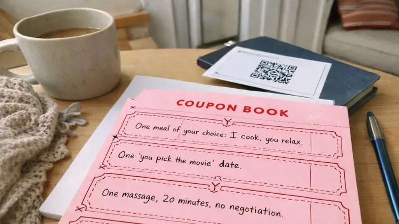 5. Coupon Book (Acts of Service) illustration