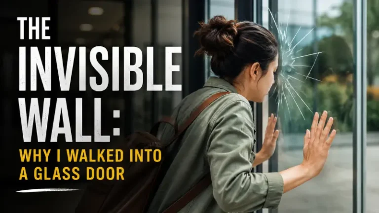 The Invisible Wall: Why I Walked into a Glass Door