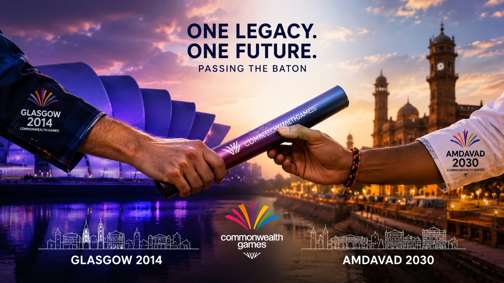 Transition from the Glasgow 2026 Commonwealth Games to Amdavad 2030
