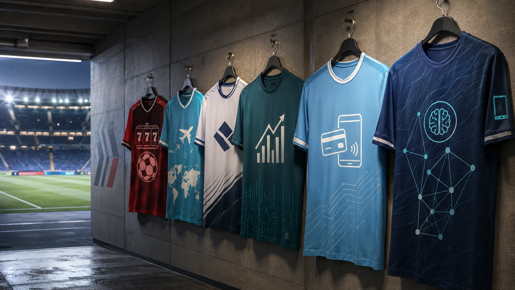 Premier League shirt sponsorship shifting from betting brands to fintech, AI and financial companies