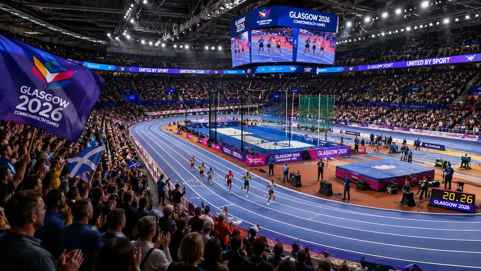 Spectators attending the Glasgow 2026 Commonwealth Games