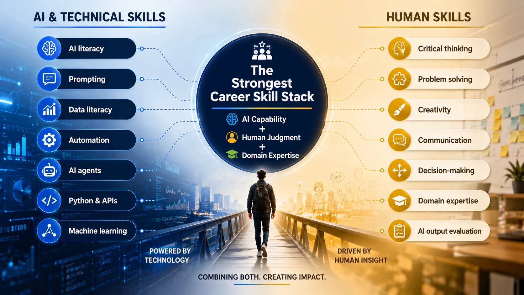 AI skills and human skills employers need for future jobs