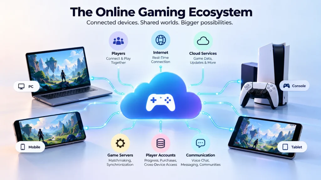 Connected Online Gaming Ecosystem